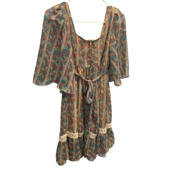 Jovovich Hawk for Target Babydoll Dress Juniors Size 3 Hippie Inspired Dress - Picture 5 of 12